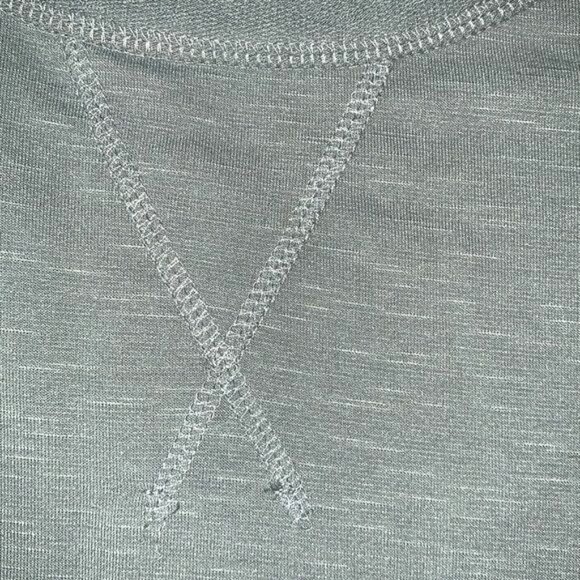 Knox Rose Embroidered Sage Green Long Sleeve Sweatshirt S - Picture 3 of 11